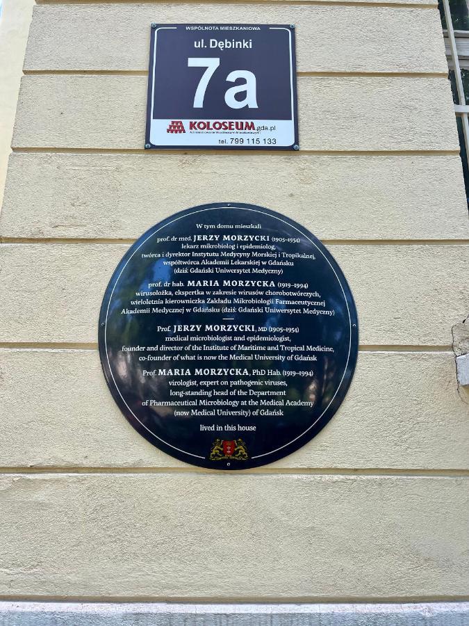 Urocze Mieszkanie W Gdansku Kültér fotó